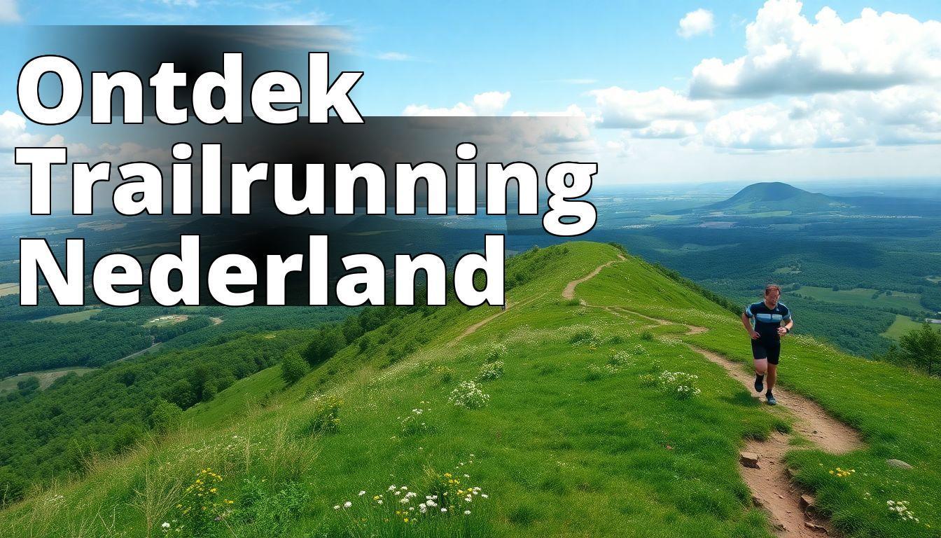 Een panoramisch uitzicht van een schilderachtig trailrunpad in Nederland